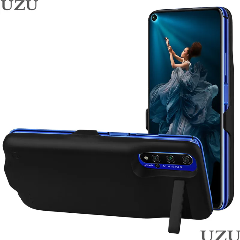 

6000mah buckle stand holder charger case for Huawei Nova 5 external portable wireless charging cover for Huawei Nova 5 Pro