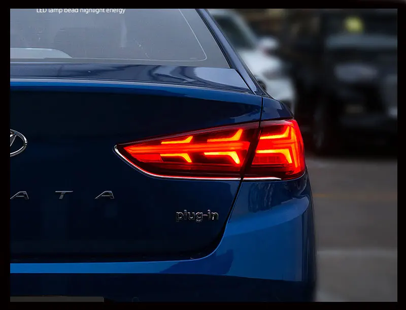 Автомобильный Стайлинг, задний фонарь для hyundai Sonata, задний светильник s- Sonata, светодиодный задний светильник, динамический сигнал поворота, тормоз, реверс, авто