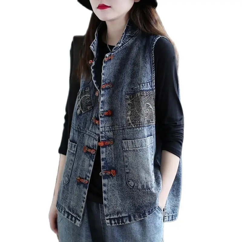 Женский ковбойский жилет в стиле ретро размеры до 5XL | Женская одежда