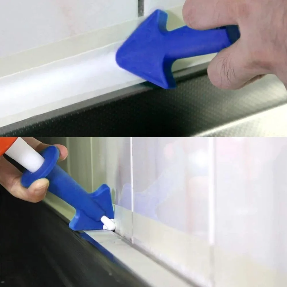 3Pcs glue nozzle scraper caulking grout sealant surface treatment cleaning makeup remover glue nozzle 6.5R + 10R + 13R 30J14 (7)