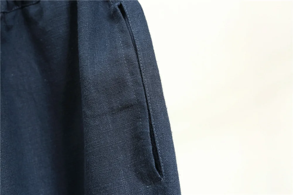 Ma Fan Spring And Summer New Style Chinese-style Men'S Wear Trousers Comfortable Elastic Pants MEN'S Casual Pants