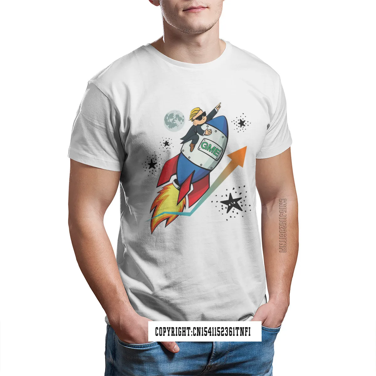 

Investing Wallstreetbets Gift Tees GAMESTONK Classic T Shirt Classic Grunge Top Quality Tshirt Plus Size Crew Neck Men Clothes