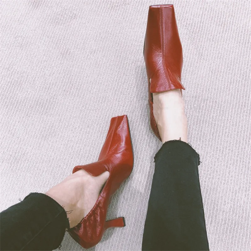 

2020 New Fashion Women Pumps Square Toe High Heels Prom Dress Shoes Woman Sexy Stiletto Ladies Gladiator Shoes Zapatos Mujer