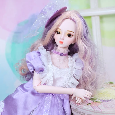 DBS 1/3 bjd кукла 62 см шарнир тела обувь и платье для куклы головной убор мечта фея SD - Цвет: cannot open head