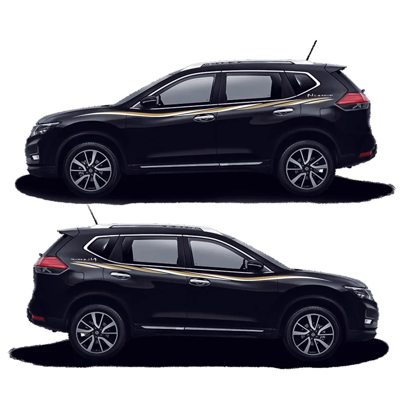 World Datong Racing Sport Stripes для Nissan X-Trail- Mark Levinson наклейка на боковую дверь автомобиля виниловая пленка Авто Наклейка