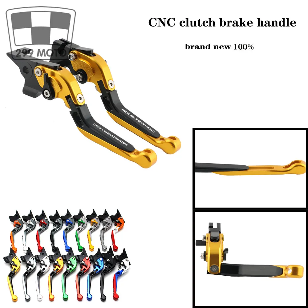

For Ducati MONSTER 400 MONSTER400 2004 2005 2006 2007 Adjustable Folding Extendable Motorcycle Red Brake Clutch Levers