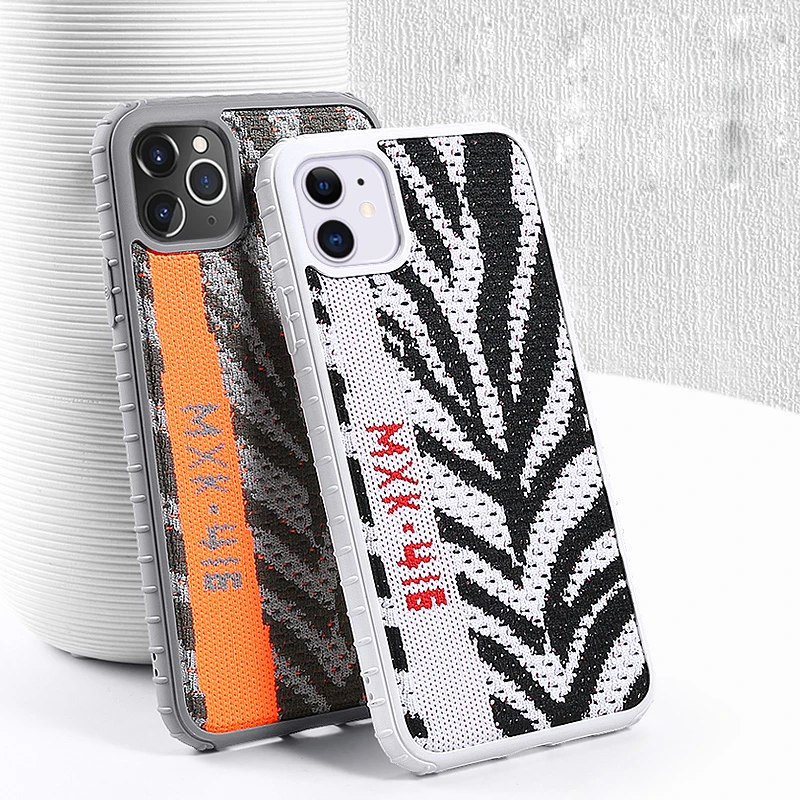 Мягкий тканевый чехол для iphone 11 pro, чехол для iphone X Xs max XR 6 6s 7 8 plus, тканый узор, чехлы для телефонов