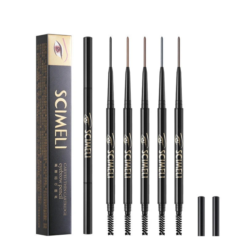 Eyes Makeup Ultra Fine Mechanical Brow Pencil Long Lasting Waterproof Eyebrow Enhancers 1.5mm Natural Sketch Eyebrows Pen