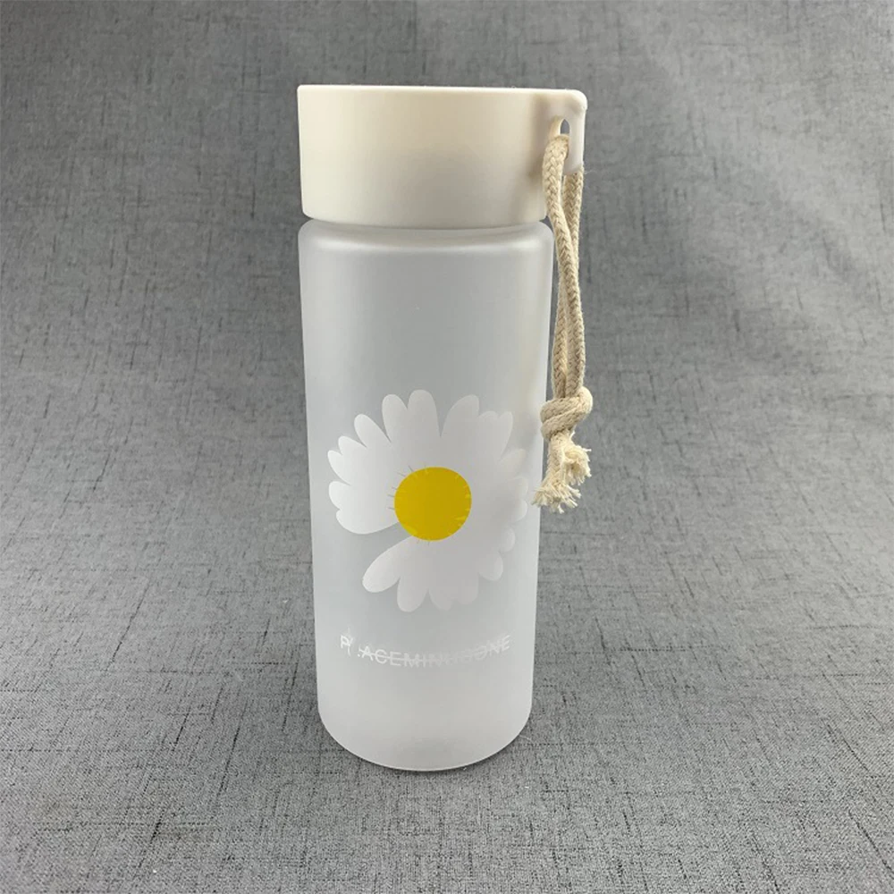 ABQ Student Summer Frosting Daisy Plastic Water Bottle 550ml