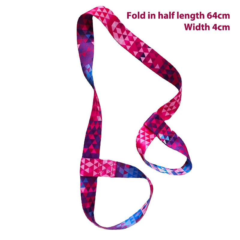 Yoga Mat Strap Belt Adjustable Sports Sling Shoulder Carry Strap Belt Exercise Stretch Fitness Equiment Elastic Yoga