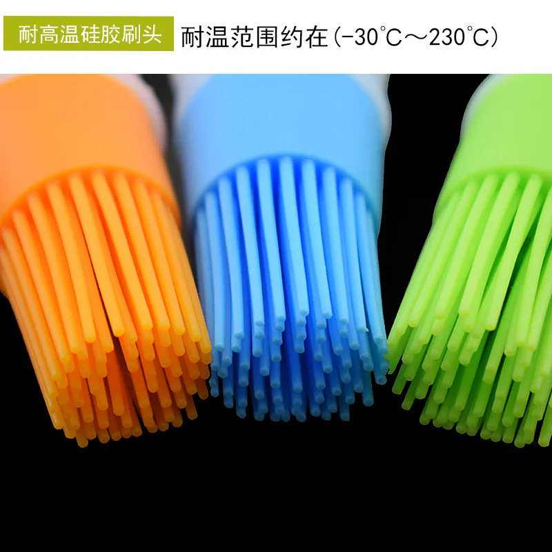 Barbecue Brush with Measuring Silicone Bottle Brush Oil Brush Household Bakery Oil Brush Pancake Brush Oil Tool BBQ Brush