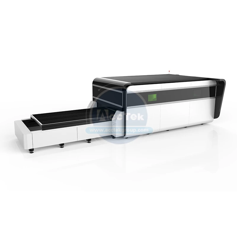

Protective cover design cnc fiber laser cutting machines sheet metal 1000w with high speed AKJ1530FB
