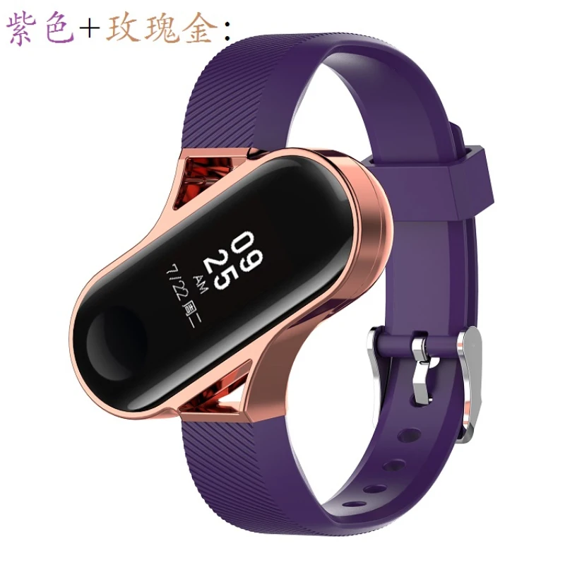 Спортивный ремешок mi Band 3 4 для Xiaomi mi Band 4 3 спортивный силиконовый+ металлический каркас Band 3 сменный смарт-браслет