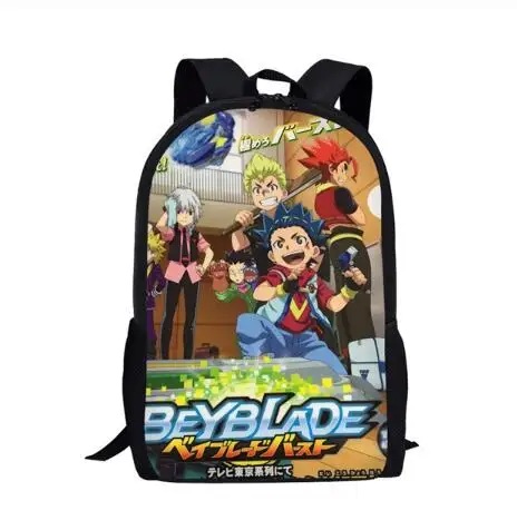 Модные школьные сумки аниме Beyblade Burst Evolution школьные рюкзаки для подростков девочек мальчиков рюкзаки для ноутбуков - Цвет: as picture