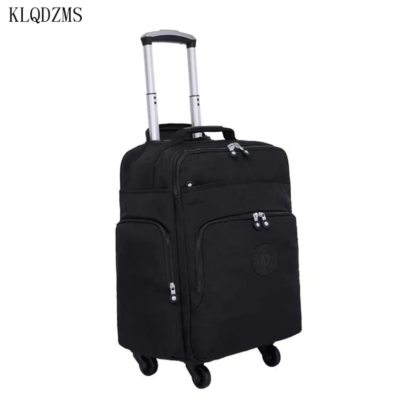 KLQDZMS Multifunction Boarding Suitcase Travel Oxford Waterproof Casters 16inch Men Large Capacity Spinner Rolling Luggage KLQDZMS Multifunction Boarding Suitcase Travel Oxford Waterproof Casters 16inch Men Large Capacity Spinner Rolling Luggage