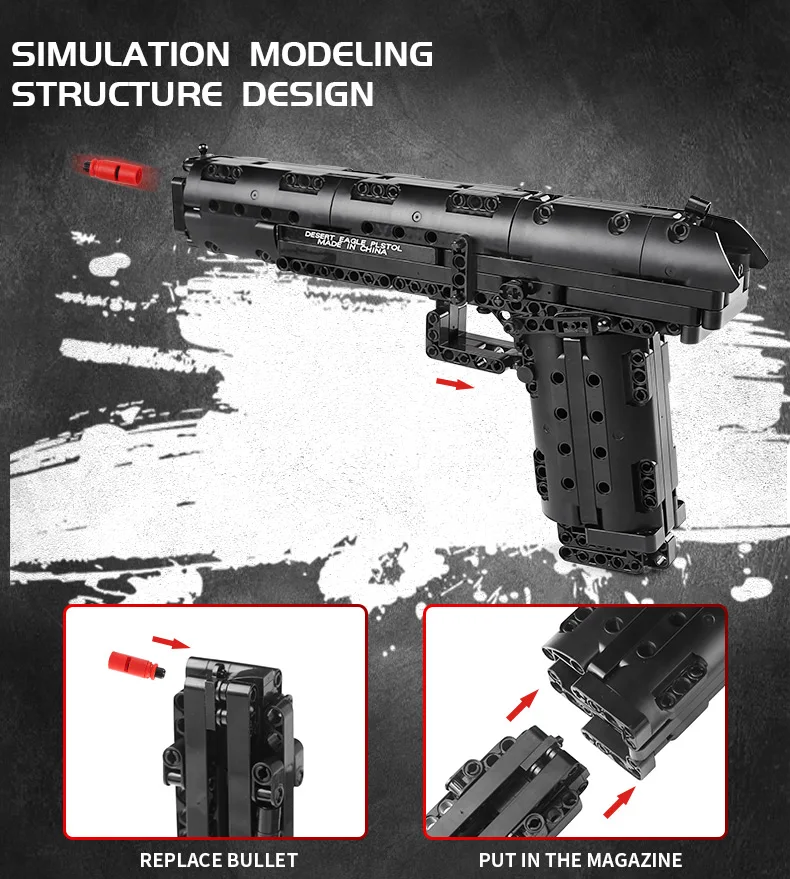 MILITARY MOULDKING 14004 Desert Eagle Pistol