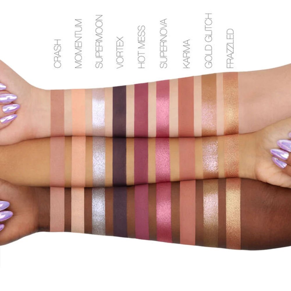 Huda beauty, палитра для макияжа, 18 цветов, новинка, макияж, стойкие тени для век, легко носить, тени для век, натуральный матовый блеск