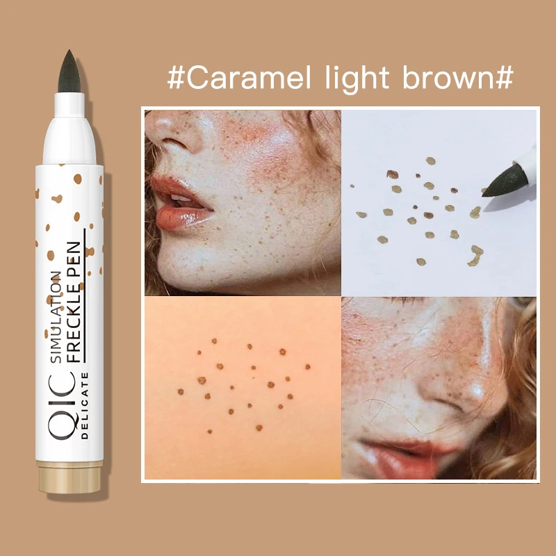 Lifelike Freckle Pen Face Concealer Point Out Natural Artificial Freckles Concealer Fine Makeup Soft Smooth Freckle Pen TSLM1