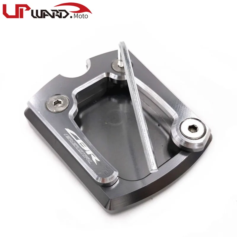 CBR650 Titanium Для HONDA CBR650R CBR650 R CB650R CB650 R CNC алюминиевая мотоциклетная боковая подставка, увеличивающая пластина, выдвижная подставка - Цвет: CBR650 Titanium