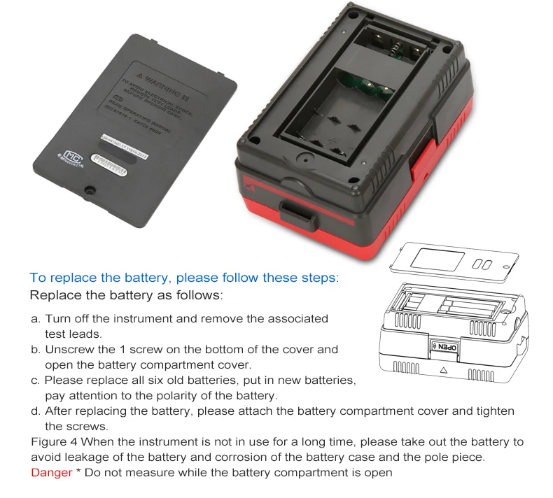 UNI-T ut521 digital tela digital 0-200 v