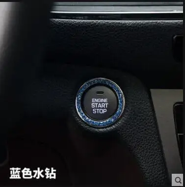 Красный Предназначено для Hyundai mistra ключ для запуска Декоративного Кольца mistra модификация ключ блестки палка катушка зажигания - Название цвета: Красный