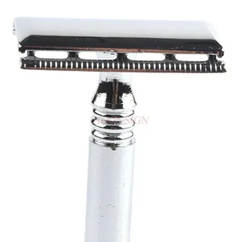 

stainless steel razor Classic manual razor men's vintage razor stainless steel knife holder T-type razor shaving knife shaving