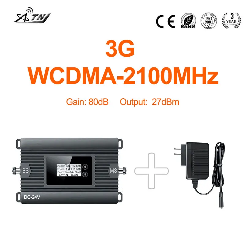 Mini Ripetitore Di Segnale Mobile Ad Alta Potenza 2100Mhz 3G Ripetitore Di Segnale 80Dbi 3G Wcdma Amplificatore Di Segnale Cellulare Solo Spina Del Di