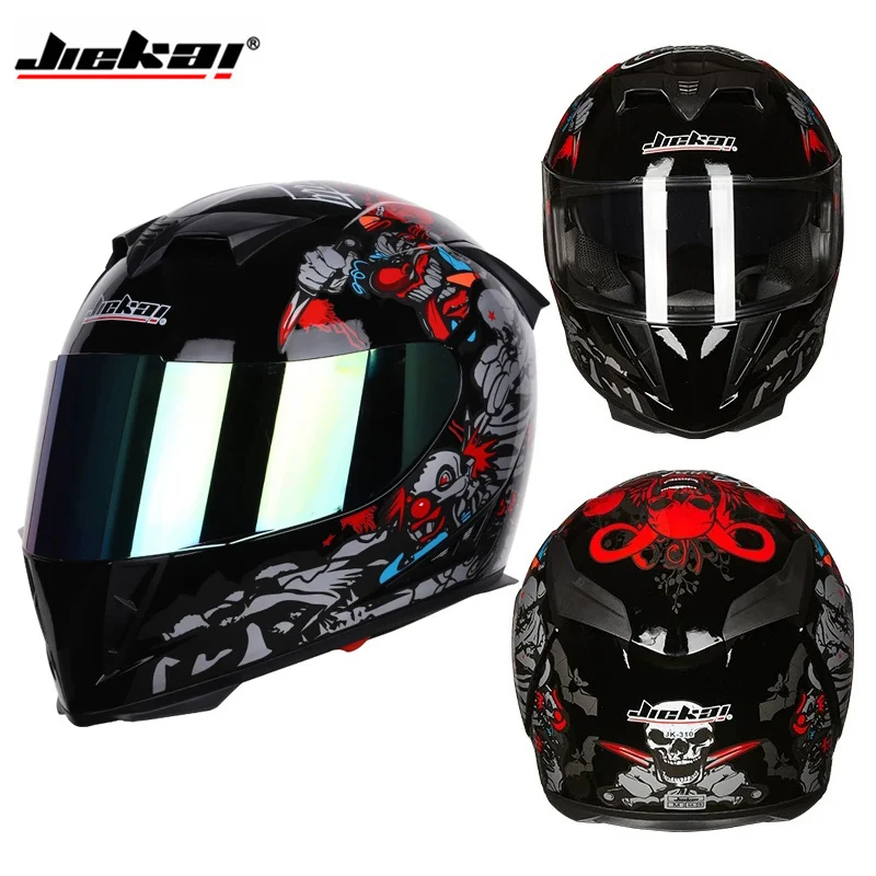 Для yamaha dt 125 honda vfr 800 suzuki v strom kawasaki er5 moto rcycle полный шлем casco moto cross шлем аксессуары - Цвет: 3