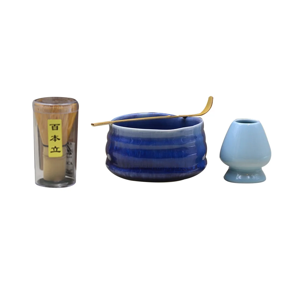 

Ceramic Traditional Gift Mixing Spoon Ceremony Antioxidants Handmade Matcha Tea Set Whisk Combination Accessories Tool Bowl