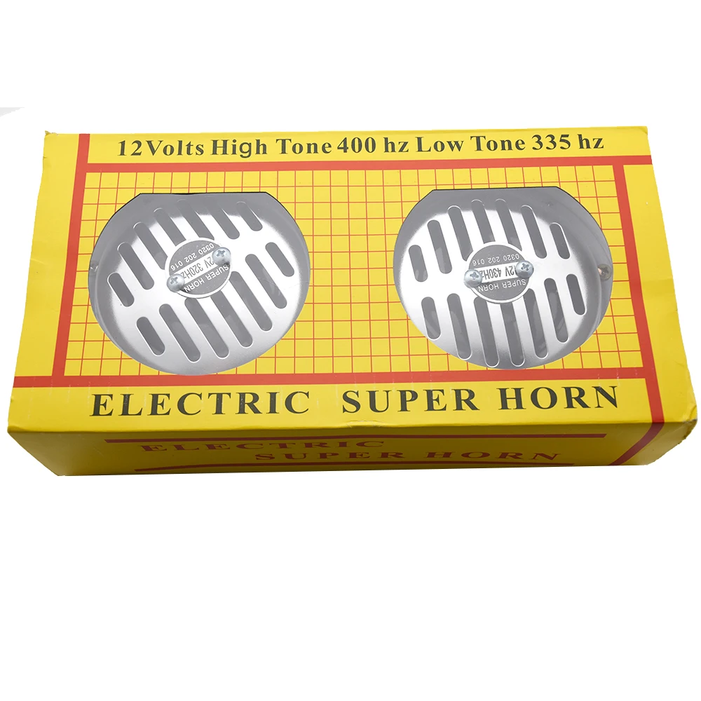 AD Car Horn Universal Super Loud 12V Horn Electric Motorcycle Horn Waterproof Horns Siren for Car Motorcycle Motorbike Truck SUV 6