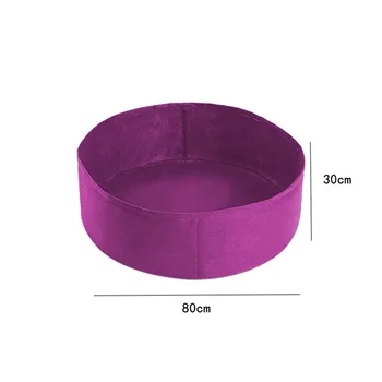 

Felt Planting Bag Garden Flowers Round Breathable Planting Container Plant Nutrition Bag Nursery Bag Garden Accessories