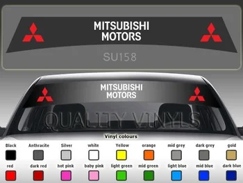 

For SU158 MOTORS OUTLANDER ASX SHOGUN L200 SUNSTRIP LOGO DECAL STICKERS