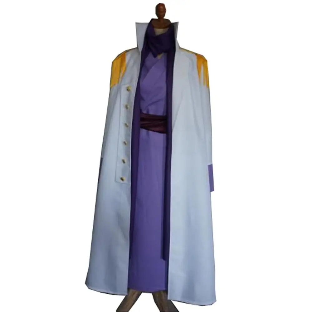 Цельнокроеный костюм для косплея Fujitora Issho адмирала фуцзитора, полноразмерный морской Тренч для косплея, 2021