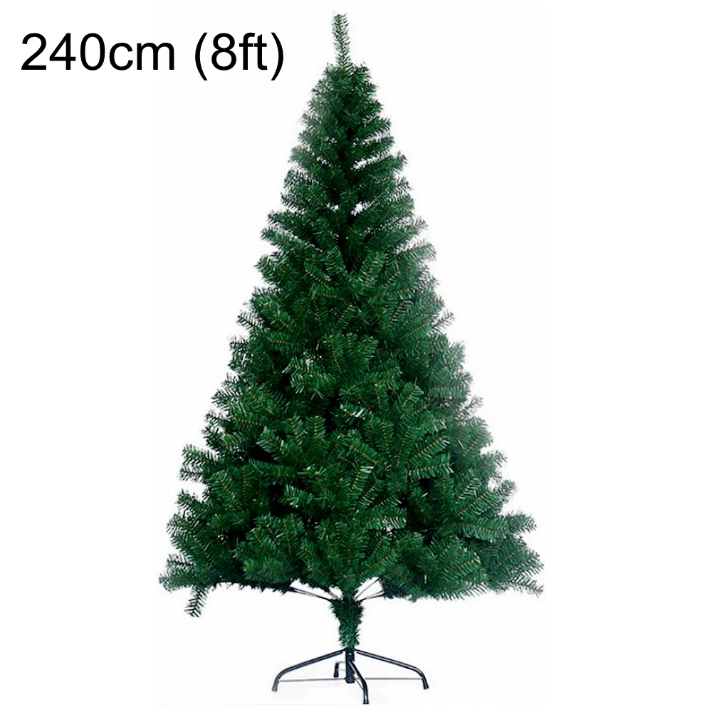 

240cm (8ft) Encryption Artificial Xams Christmas Tree Iron Stand Holder Base For Christmas New Year Gifts Home Party Decortaion