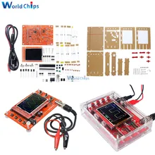 Собранный 2," дюймовый цифровой дисплей осциллограф комплект Тестер 12 бит 0-200 кГц SMD припаянный+ акриловый DIY чехол оболочка