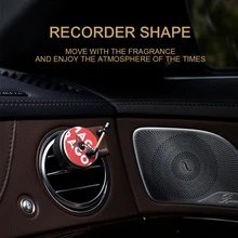 Автомобильный ароматерапия поворотный стол TITA поворотный стол фонограф аромат для авто с 3 шт. Замена ароматерапия таблетки диффузор аромат