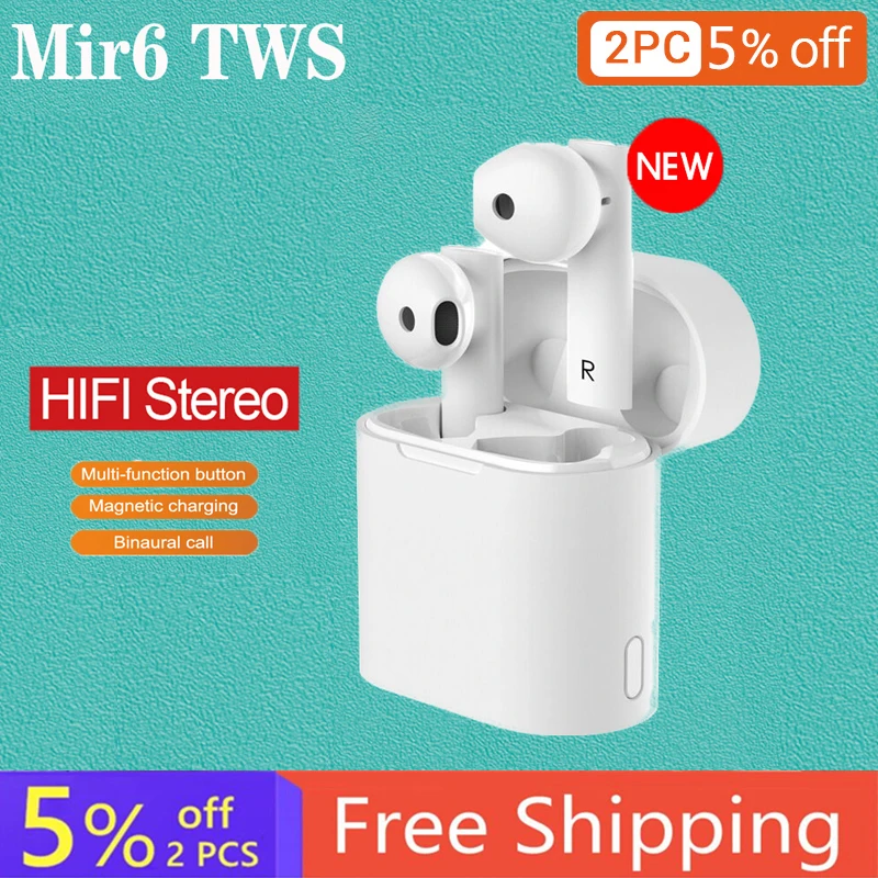 Для Xiaomi Air2 SE Airdots pro 2 S Mir6 TWS Беспроводные Bluetooth 5 0 спортивные наушники HiFi стерео с