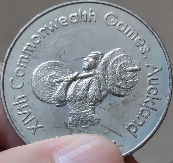 

38mm New Zealand 1989 ,100% Real Genuine Comemorative Coin,Original Collection