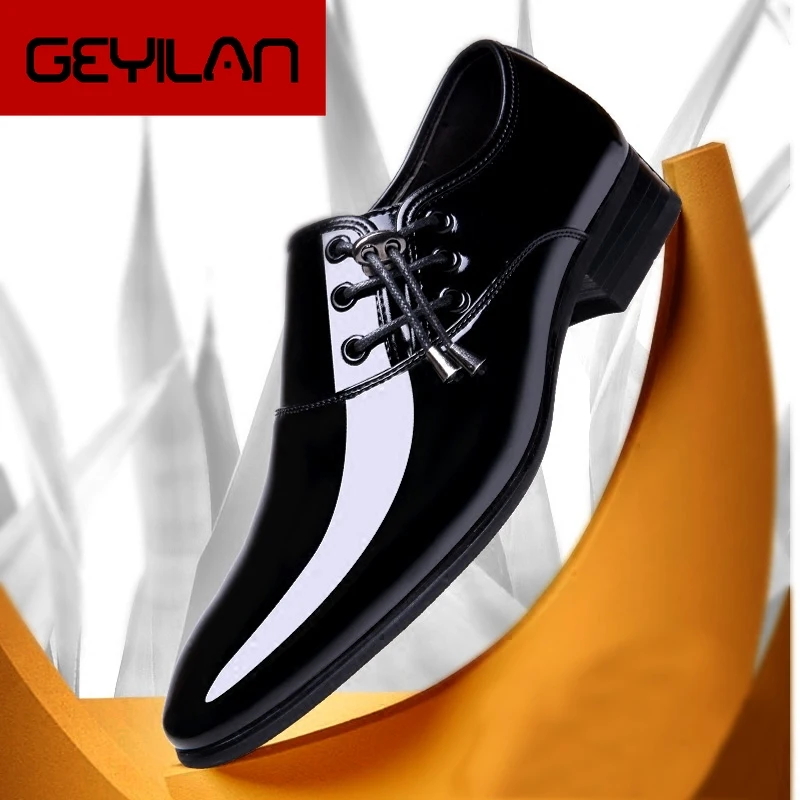 

Men Dress Office Luxury Shoes Male Breathable Oxfords 2019 New Men Shoes Spring Summer Formal Leather Business Casual Shoes