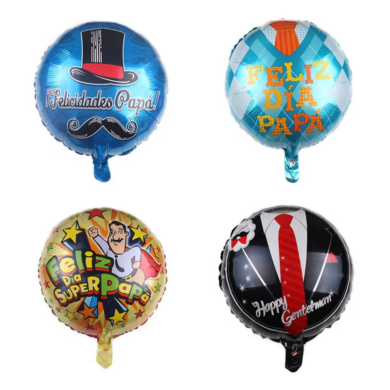 Испанский Счастливый День отца гелий Globos Feliz Dia супер Papa и I Love 18 дюймов Фольга