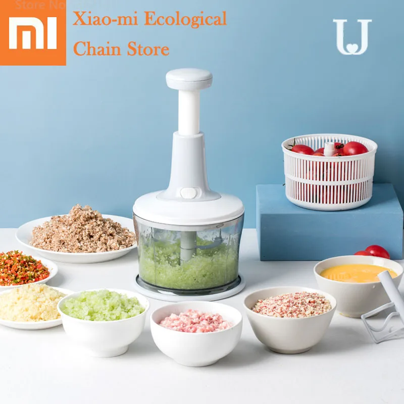 

Xiaomi Meat Grinder Kitchen Chopper Shredder Food Chopper Stainless Steel Blender Slicer Cutter Multifunctional Food Processor