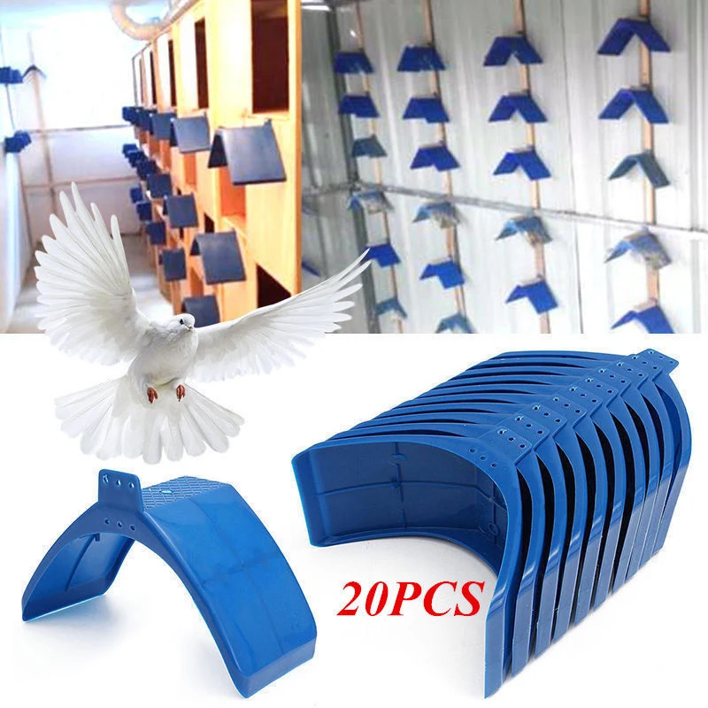 20 голубей V Пластиковые уличные окуни рама голубь подставка для отдыха Дом принадлежности для птиц W