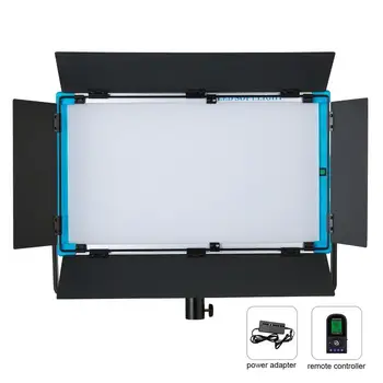 

A-2200BI LED Video Light Panel lamp Soft light Warm & Cold Adjust Professional Studio Photography Continue Light + bag 100W