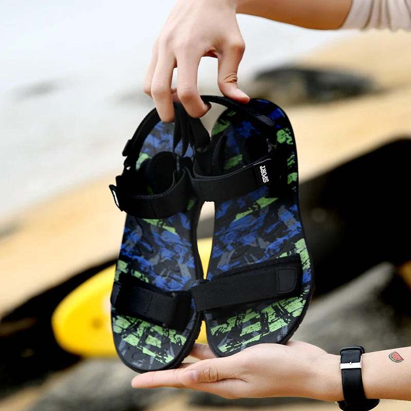 Летние уличные походные женские и мужские пляжные сандалии дышащие Нескользящие кроссовки; тапочки; треккинговые ботинки; Sandalia Masculina Mujer