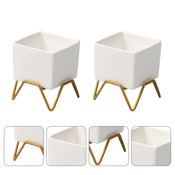 

2 Sets Flowerpot Durable Delicate Plant Container Plant Pot for Home