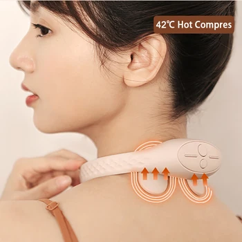 

Smart Electric Neck and Shoulder Massager Pain Relief Tool Health Care Relaxation Cervical Vertebra Physiotherapy Health Care