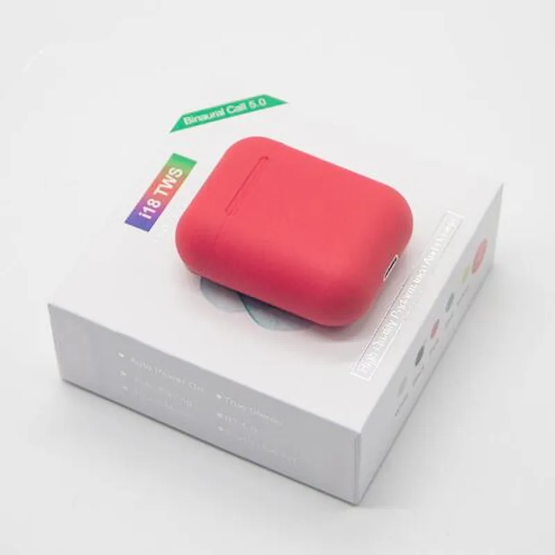 100 шт. i18 TWS Bluetooth V5.0+ EDRB наушники Беспроводной Smart Touch Управление PK i10 i12 i13 i14 i20 TWS