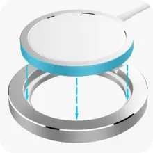 Bases Charger Magsafe Magnetic iPhone for Non-Slip-Mat Aluminum Mini/12-Pro 12/12