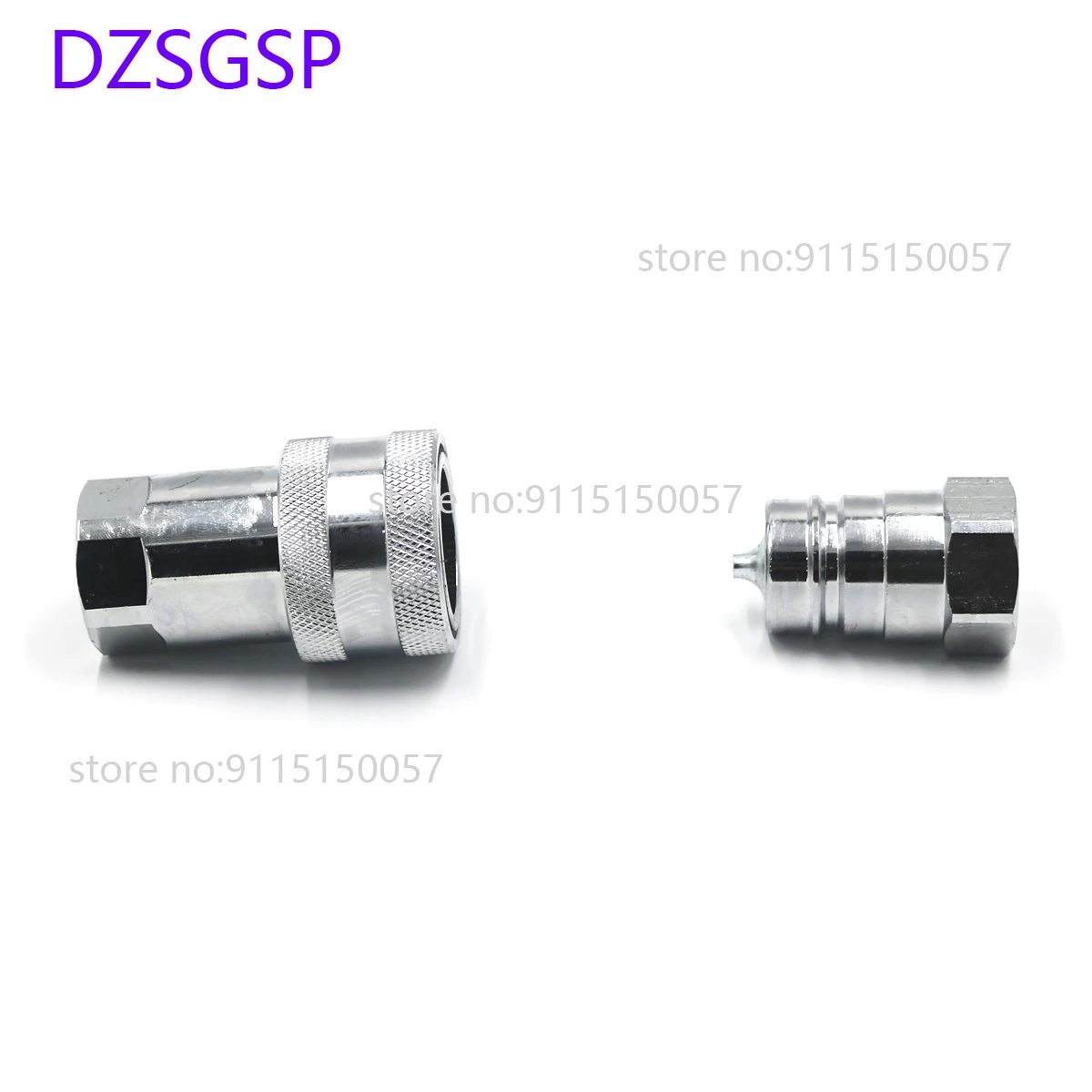 Acoplador rápido hidráulico para macho e fêmea,