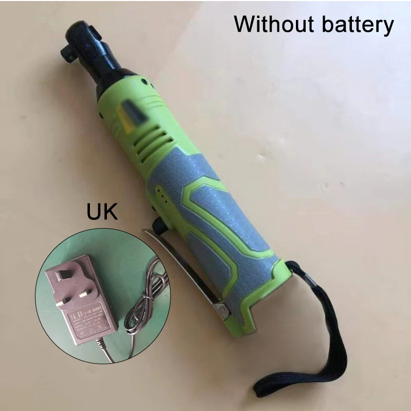 

3/8 18V Cordless Electric Ratchet Wrench Tool and Charger Kit 60N.m 230RPM